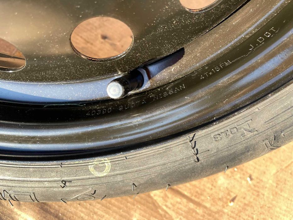 15 резервна джанта патерица 4х100 Nissan Micra Note 125/70/15