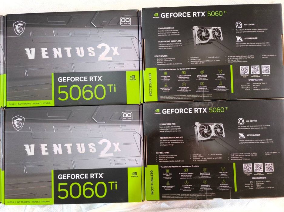 RTX 5060ti MSI Ventus 8 GB