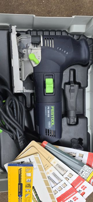 Pendular festool ps300 eq cateva seturi de panze + cutie