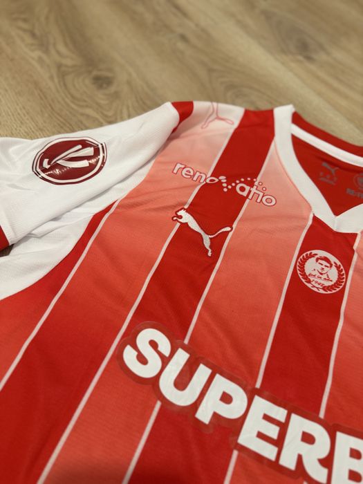 Tricou de fotbal Dinamo Bucuresti Puma marime M Musi 7 Superliga Romaniei