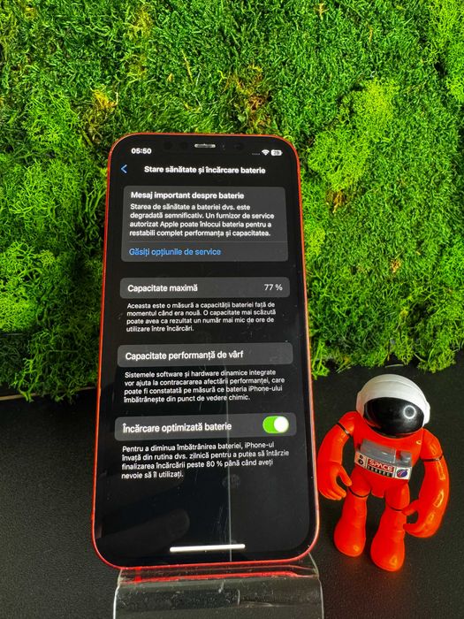 iPhone 12 Red Rosu 64GB 90% Baterie #4004