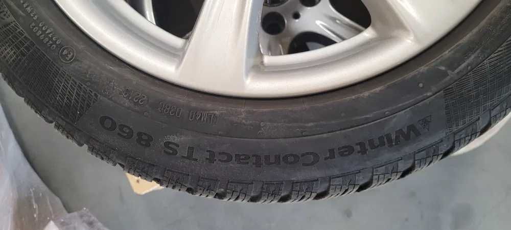 Roti complete iarna originale BMW 225-50-R17, Continental ca noi