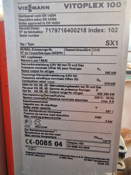 Centrala termica ulei