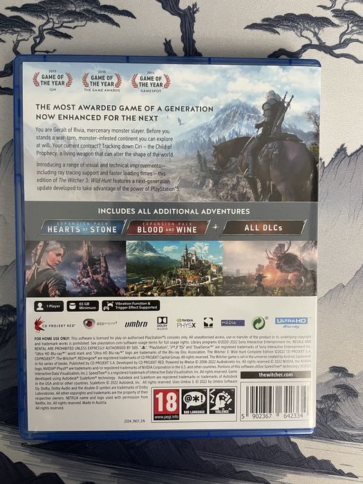 The Witcher 3 Wild Hunt Complete Edition PS5