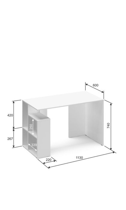 Кампании стол письменный стол для учебы белый