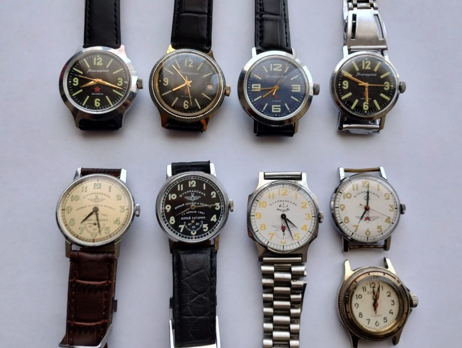 Lot ceasuri Sturmanskie si Vostok Komandirskie