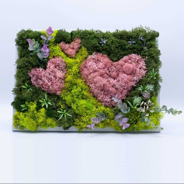 Изработка на картини / подаръчета за повод  от скандинавски мъх