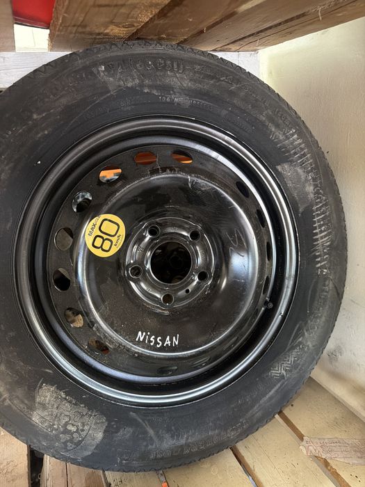 Патерица резрвна гума нисан кашкай  5х114 nissan qashqai j10  5x114 145/90/r16