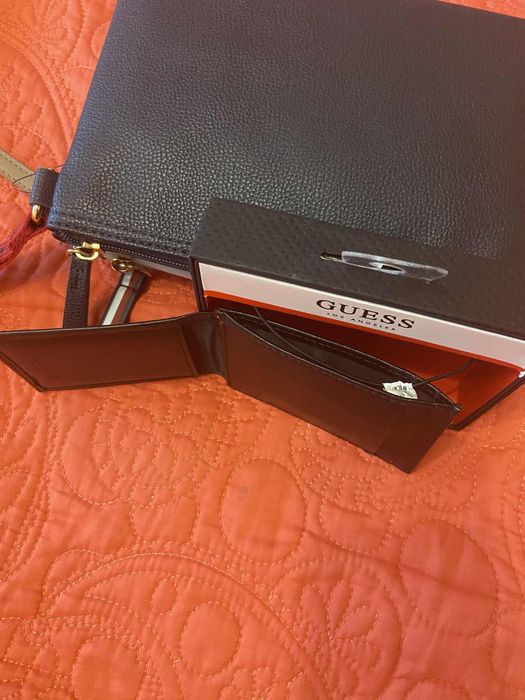 НАМАЛЕНИЕ Guess оригинален 100% портфейл/ картодържач