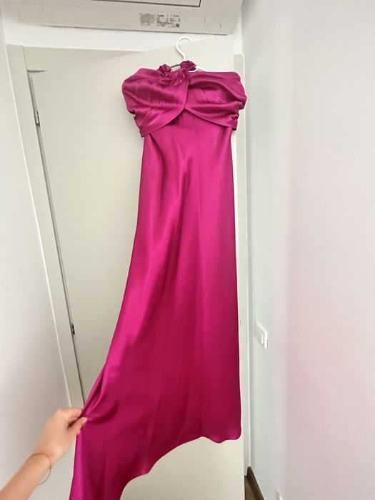 Официална дамска дълга рокля за коктейл или повод -сватба