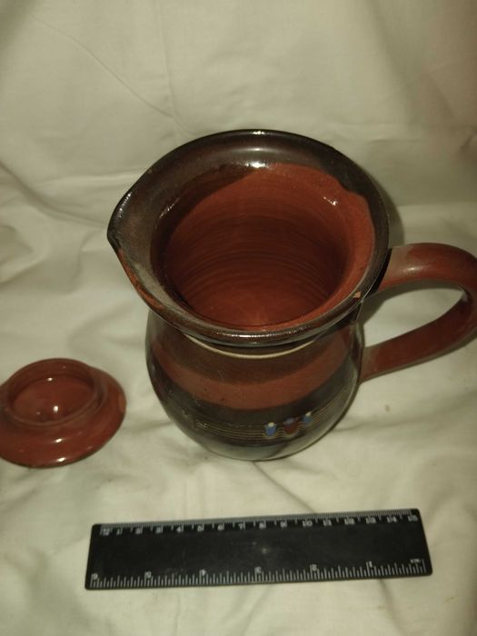 Продавам керамична кана с капак
