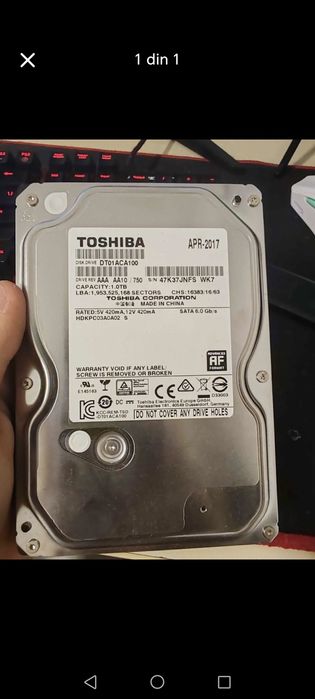 Vând/schimb HDD 1tb