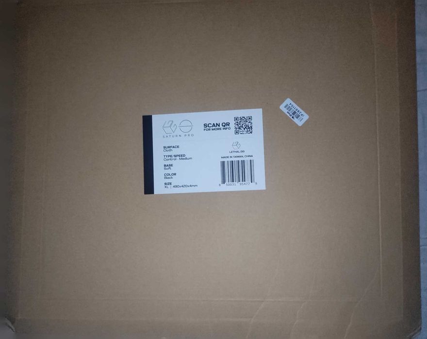 Mousepad Lethal Gaming Gear Saturn PRO XL Soft negru