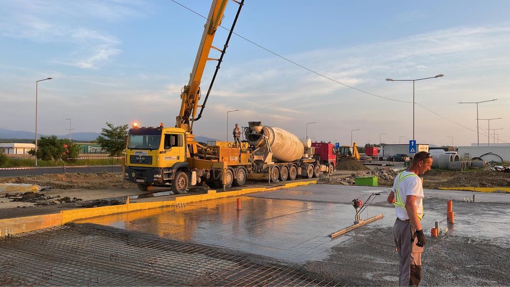 beton, pompa beton, beton amprentat, mortar, sape beton , beton lugoj