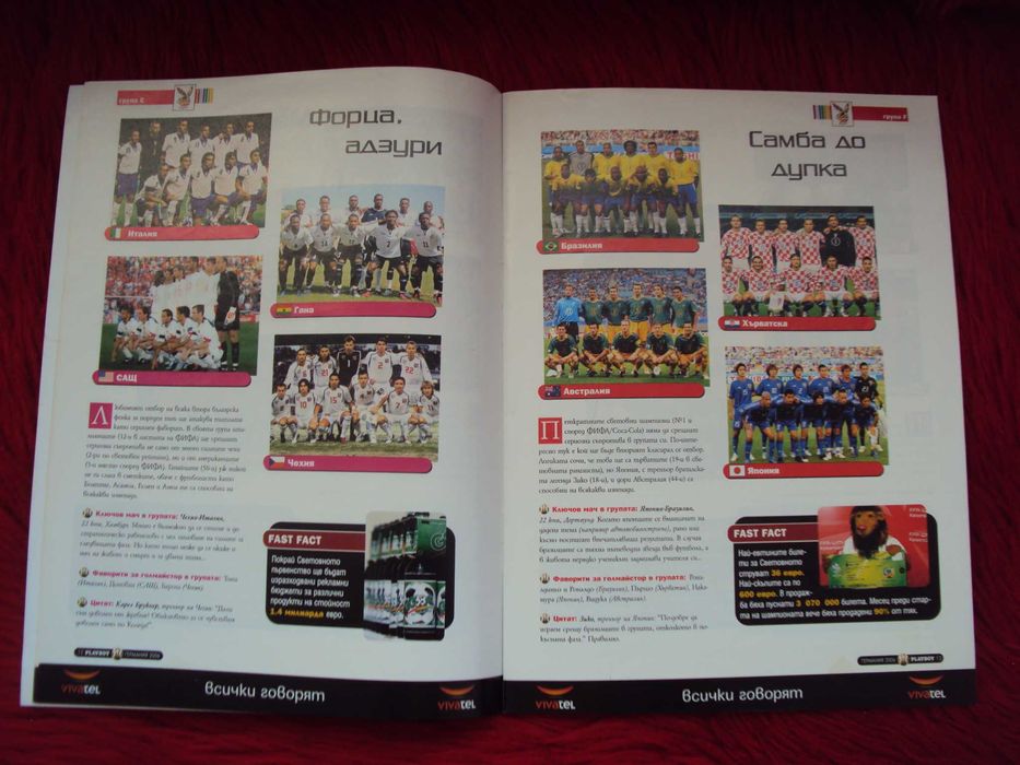 Списание „Playboy“ . Специално футболно приложение за Германия 2006 година