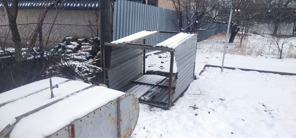 душ на улицу сборка метал