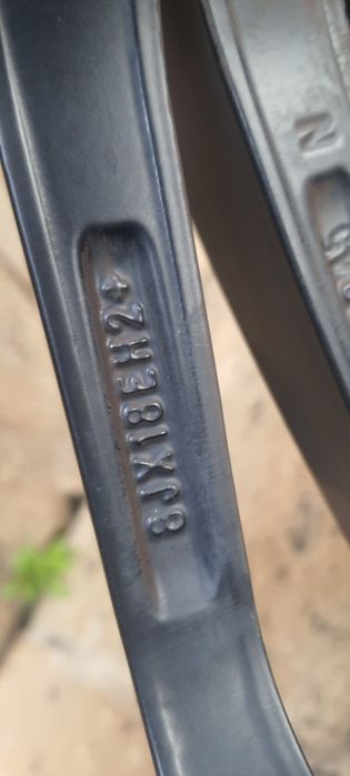 Jante aliaj pe 18 negre cu anvelope vara bmw