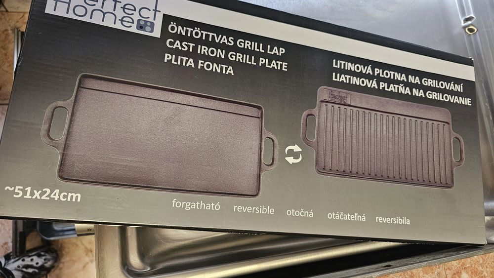 Grătar fontă si plită