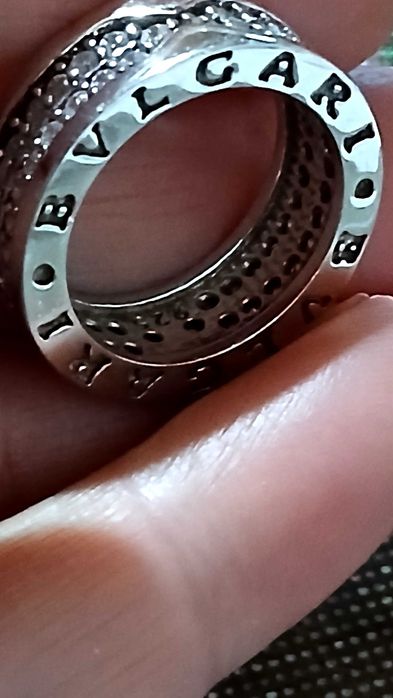 Vand inel argint bvulgari m18 mm 600 lei