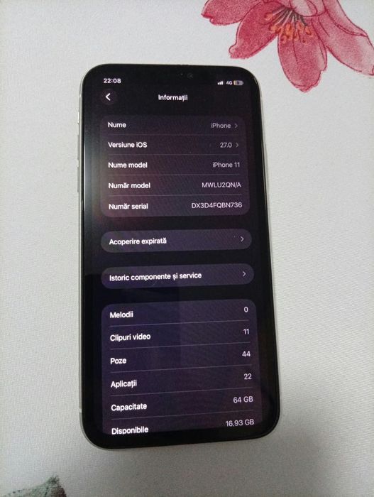 Vând iphone 11 in stare impecabilă