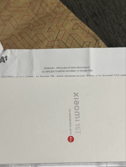 ЗАПЕЧАТАН 256GB Xiaomi 15T A1 Гаранция 2027 Black