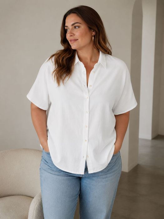 MANGO. Plus size. 100% лён. 1 XL.