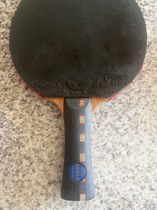 Paleta tenis de masa Joola Chen junior medium + Butterfly Tenergy 05