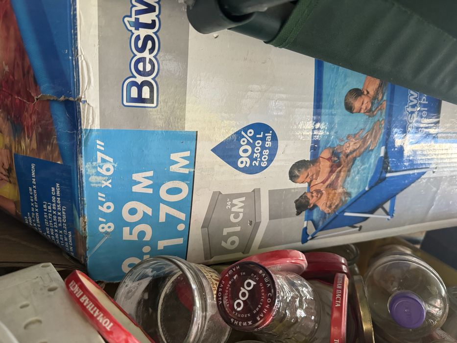 Продам бассейн 2,59*1,70м вместе с фильтром