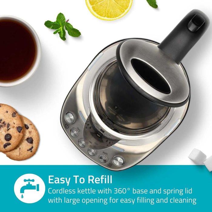 Nedis SmartLife кана Wi-Fi, 1.7л, неръжд. Strix контролер, Android/iOS