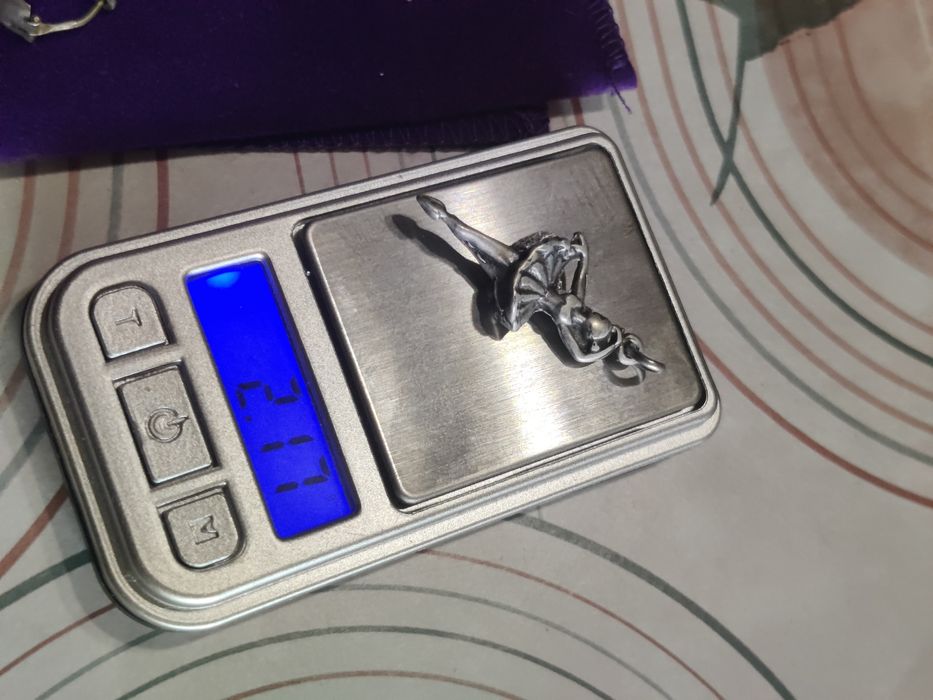 Сребърни старинни  висулки проба 925