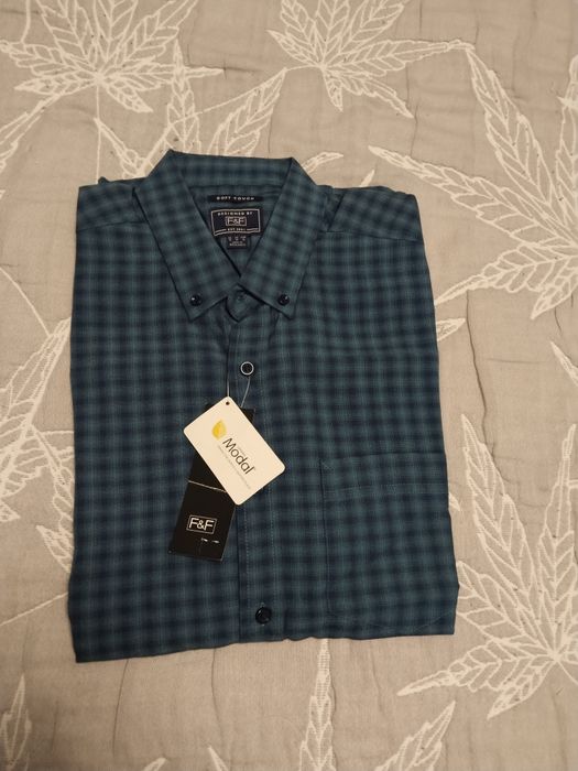 Новая мужская рубашка 46р.