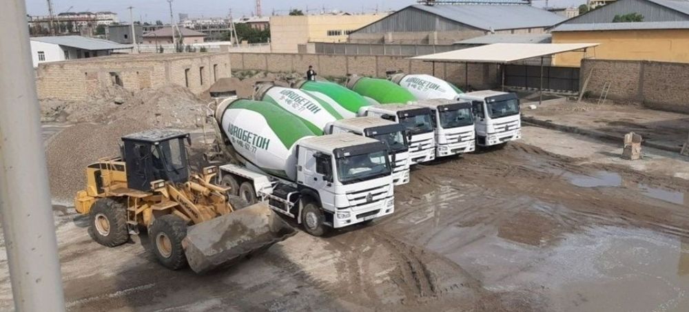 Готовый бетон по Бухарской области.Ready concrete in Bukhara region.