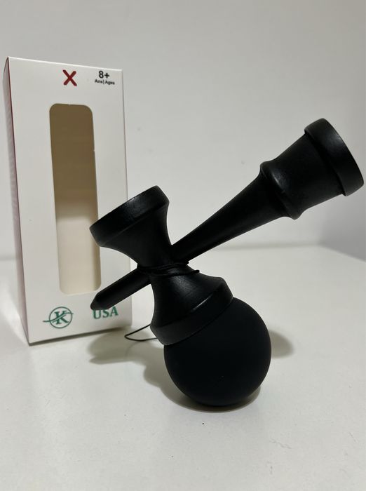 Kendama USA Freedom - Bila Mată/Rubber Grip + Cupe Mari