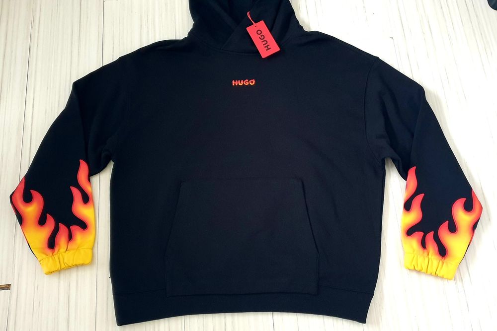 Hugo Boss HUGO Droma Oversize  Hoodie XL НОВО ОРИГИНАЛ Мъжки Суичер