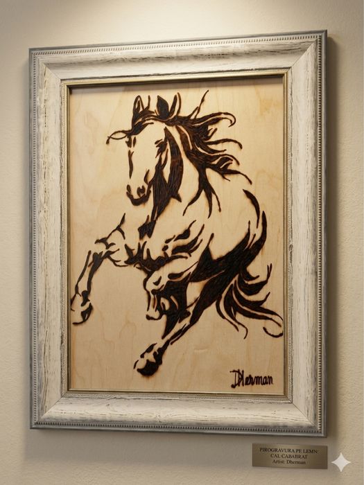 Tablouri pirogravate manual ,