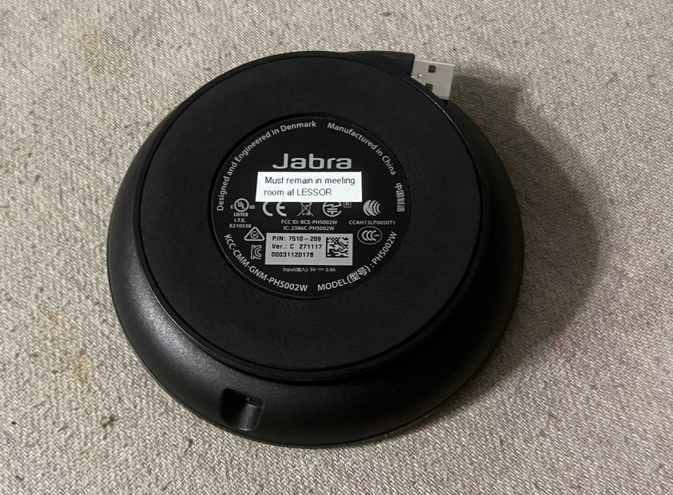 Jabra Speak 510 UC Speakerphone Bluetooth USB Conferinte Zoom Teams