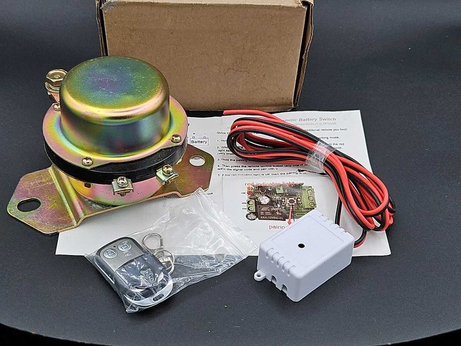 E-KYLIN 12V 100A / 1000A – Дистанционен прекъсвач за акумулатор, защита против кражба
