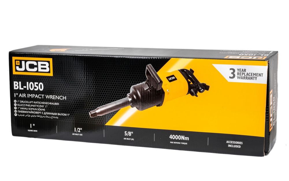 Пневматичен ударен гайковерт JCB , 1'', 4000Nm , BL-1050