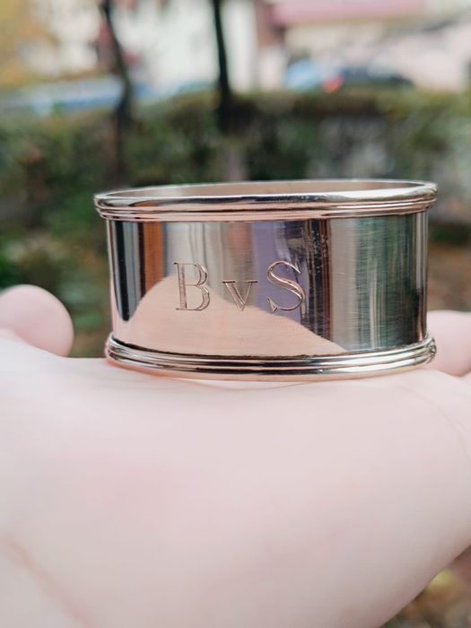 Inel Servetele argint 800 , Italia