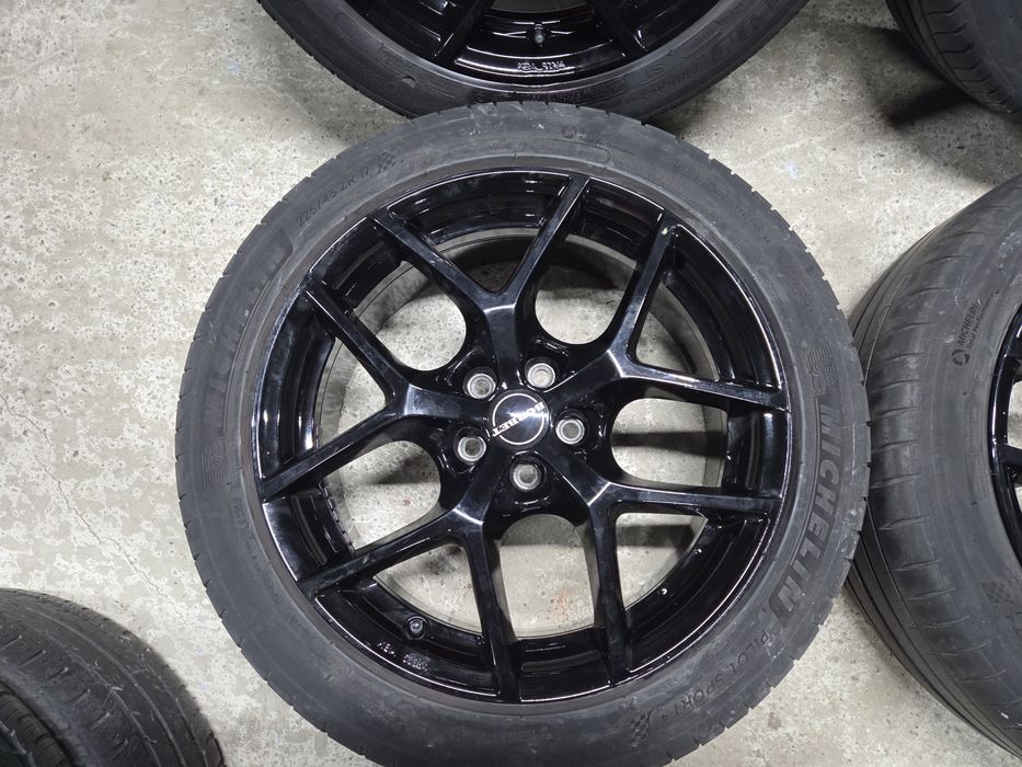 Set Jante Aliaj Borbet 5x100 pe 17 Audi Skoda VW