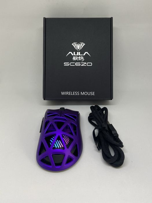 Mouse Gaming Wireless AULA SC620 RGB – Nou