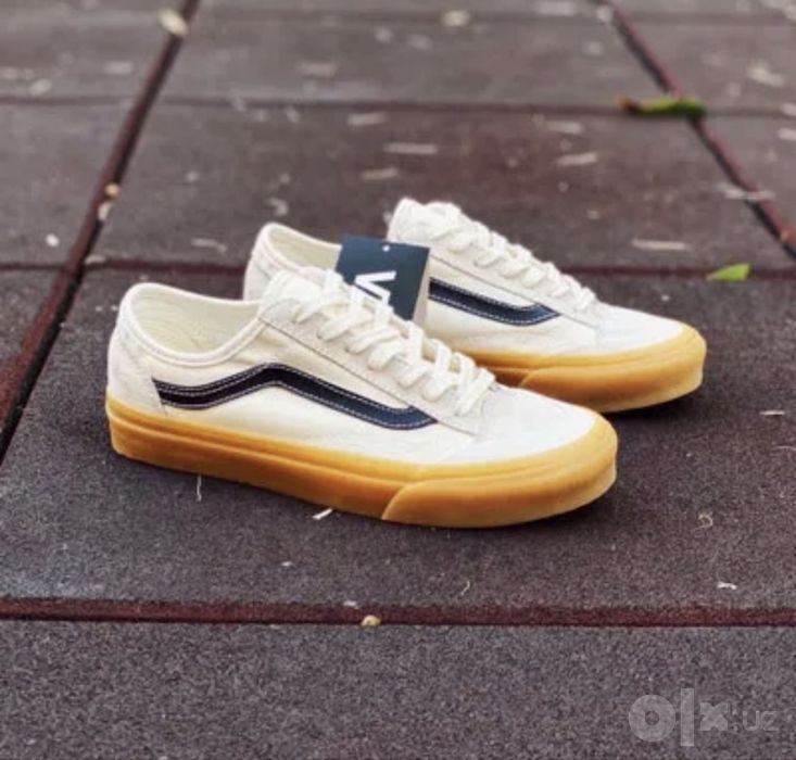 Кеды Vans в молочном цвете