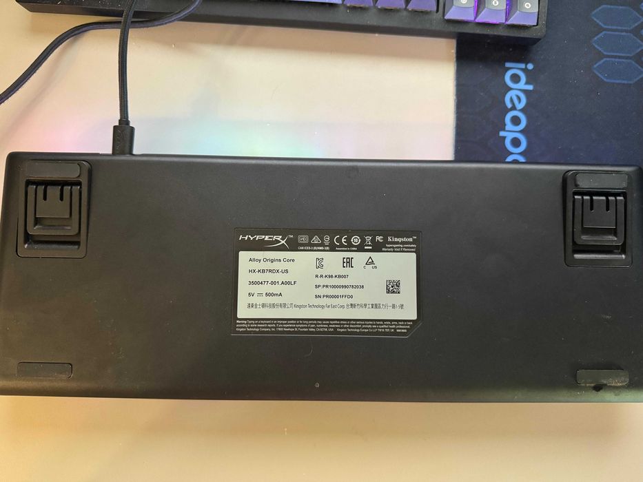 Tastatura mecanica HyperX Alloy Origins Core RGB TKL, switch HX Red