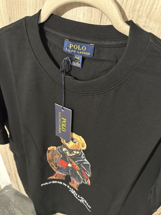 Tricou Polo Bear Negru*EXEMPLAR