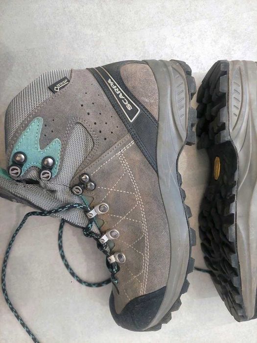 Scarpa дамски планински обувки 39.5 – Gore-Tex + Vibram, водоустойчиви