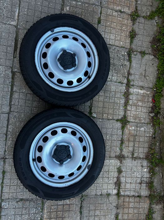 Джанти с гуми vw caddy 205 60 16 5x112