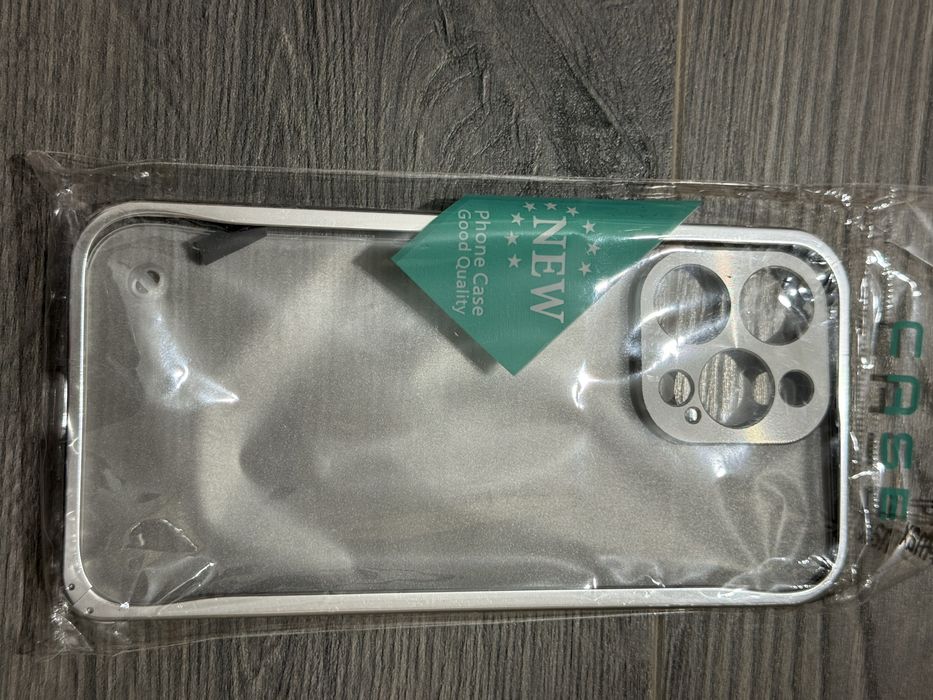 Carcasa Iphone 15 ProMax cu margine metalica