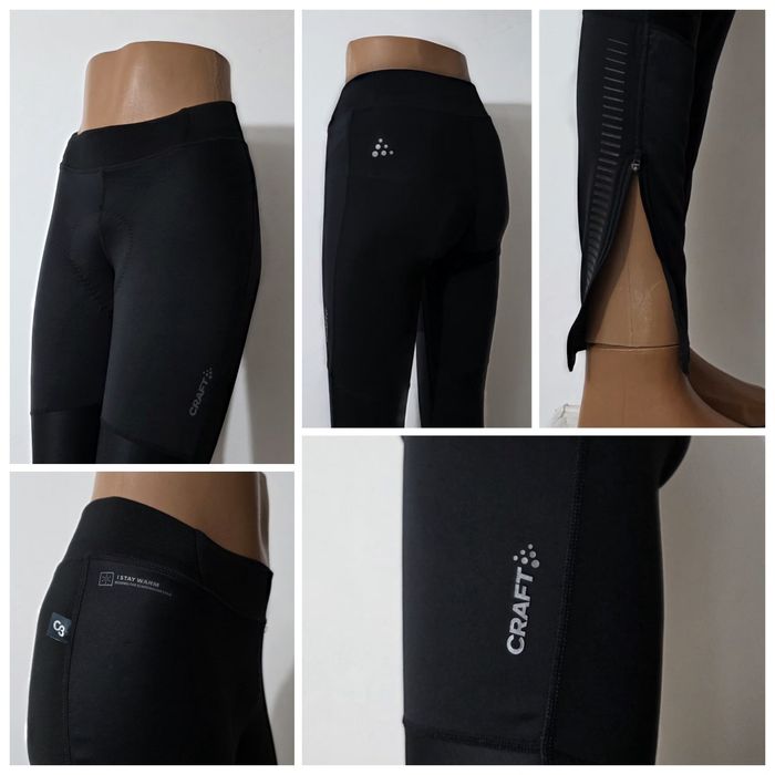 CRAFT colanți de ciclism CORE Sub Zero  Wind "I Stay Warm", Nr. XS/S