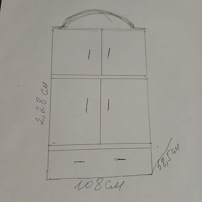 Шкаф американский