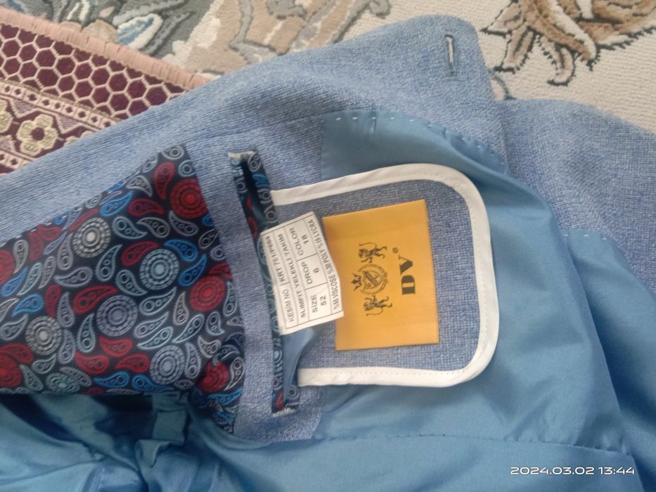 Костюм жакетмен тройка